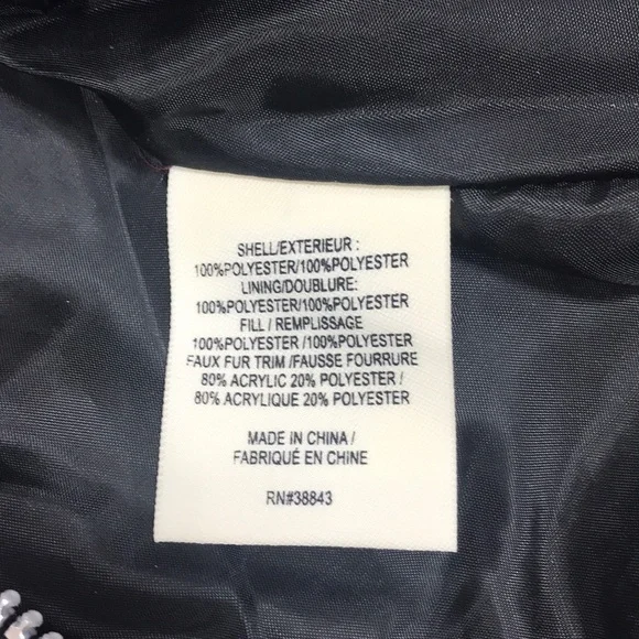 🎁 Maralyn & Me Juniors' Hooded Faux-Fur-Trim Puffer - Picture 7 of 8